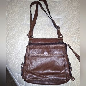 Brown Leather Crossbody Bag